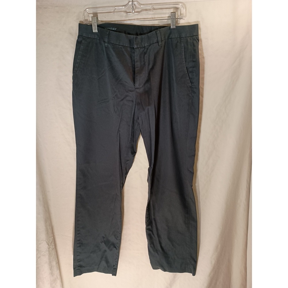 Bonobos Men's Size 33 X 32 Dark Blue Straight Leg Khaki Pants